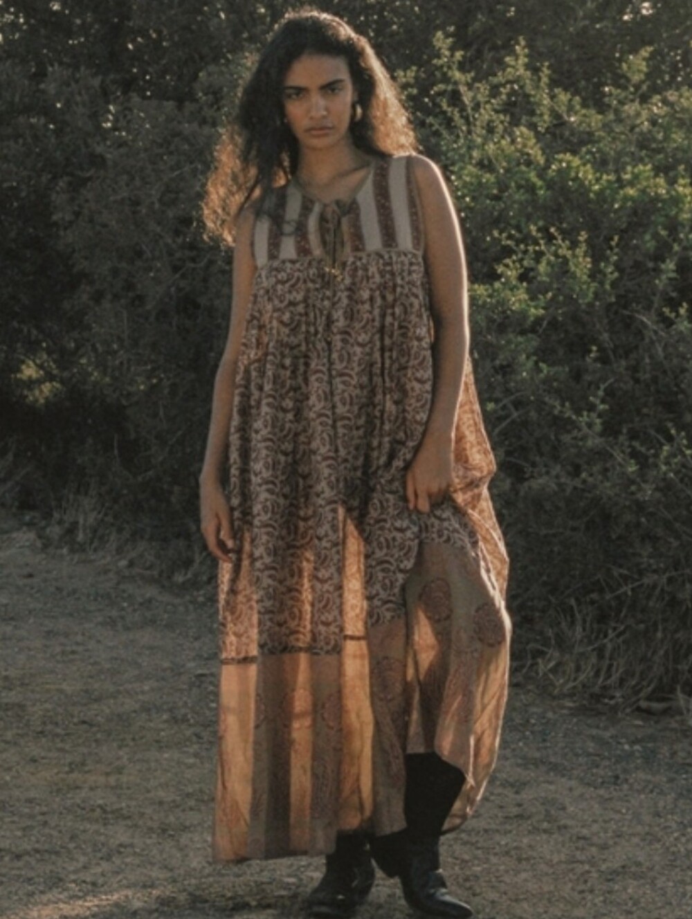 Daughters Of India Aahna Maxi Dress Small